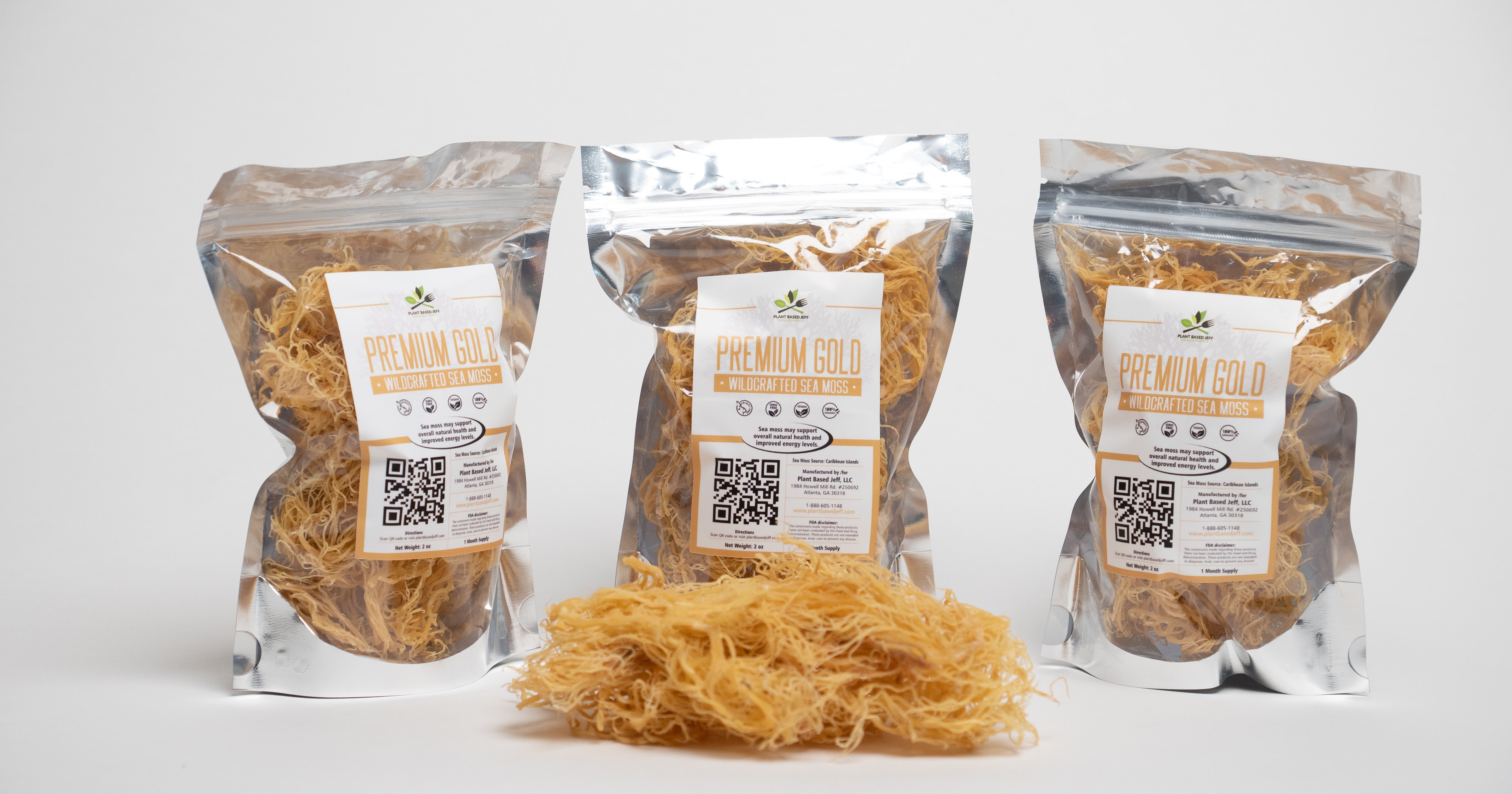 PREMIUM GOLD WILDCRAFTED SEA MOSS (SUPER BUNDLE)