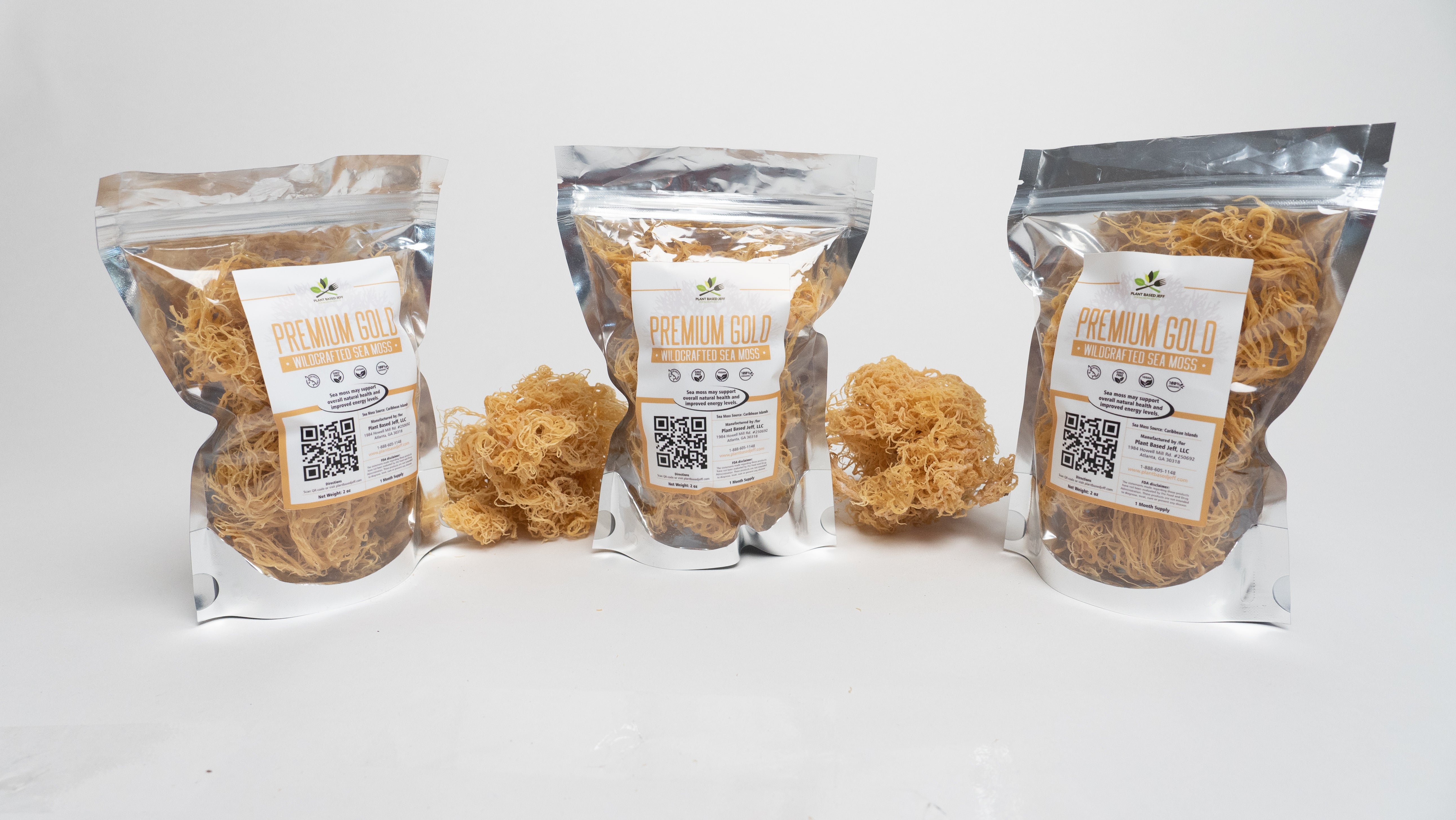 PREMIUM GOLD WILDCRAFTED SEA MOSS (SUPER BUNDLE)