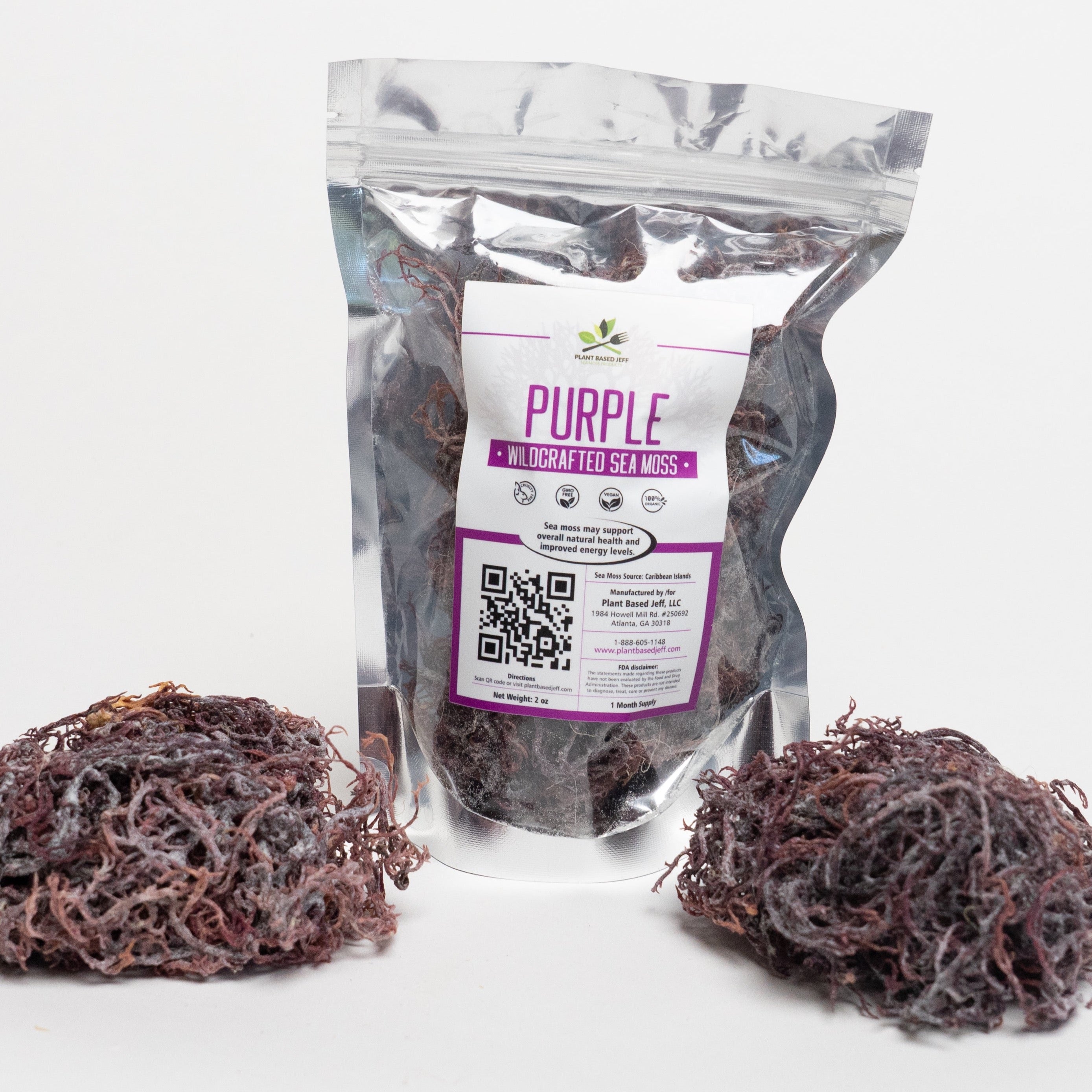 PURPLE WILDCRAFTED SEA MOSS