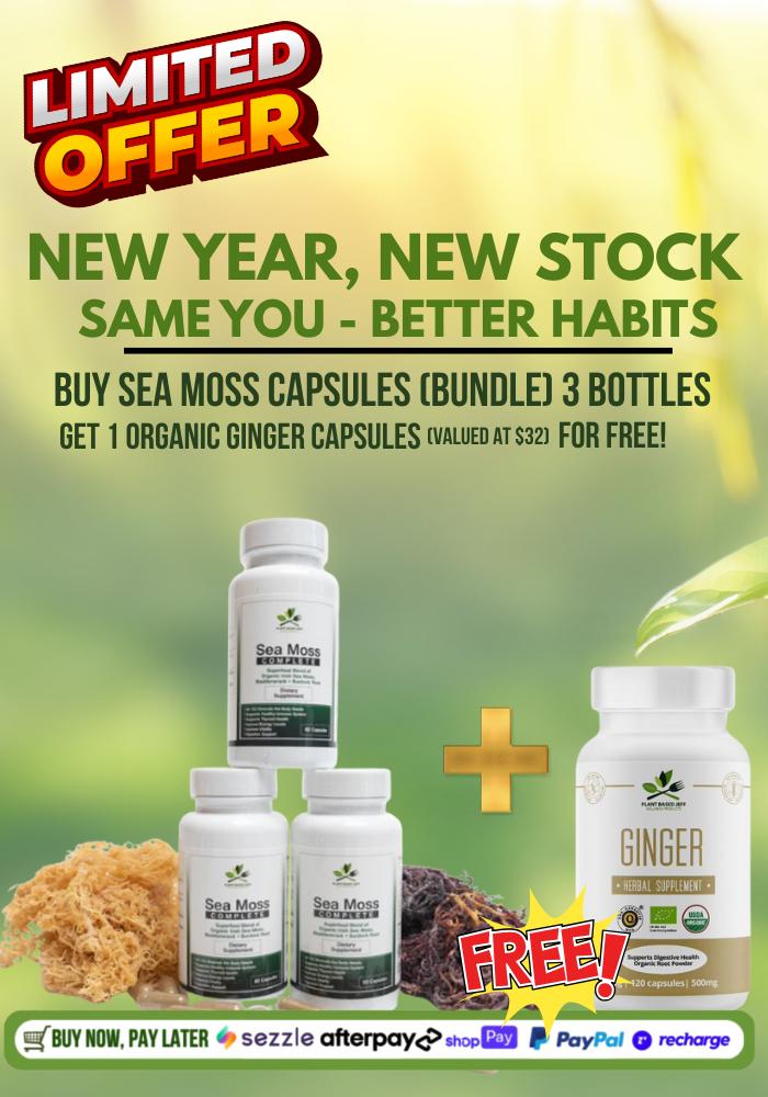 SEA MOSS COMPLETE CAPSULES (BUNDLE) 3 Bottles