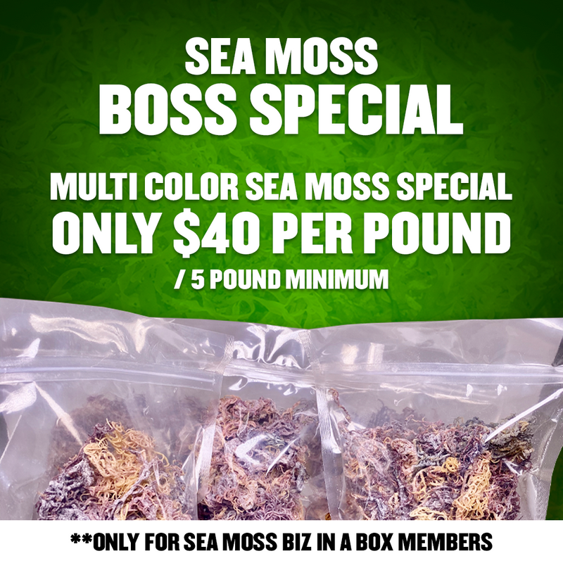 Multi-Color Sea Moss (5lb)