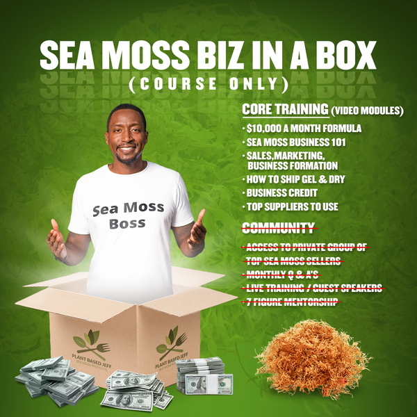Sea Moss Biz in a Box Course Only